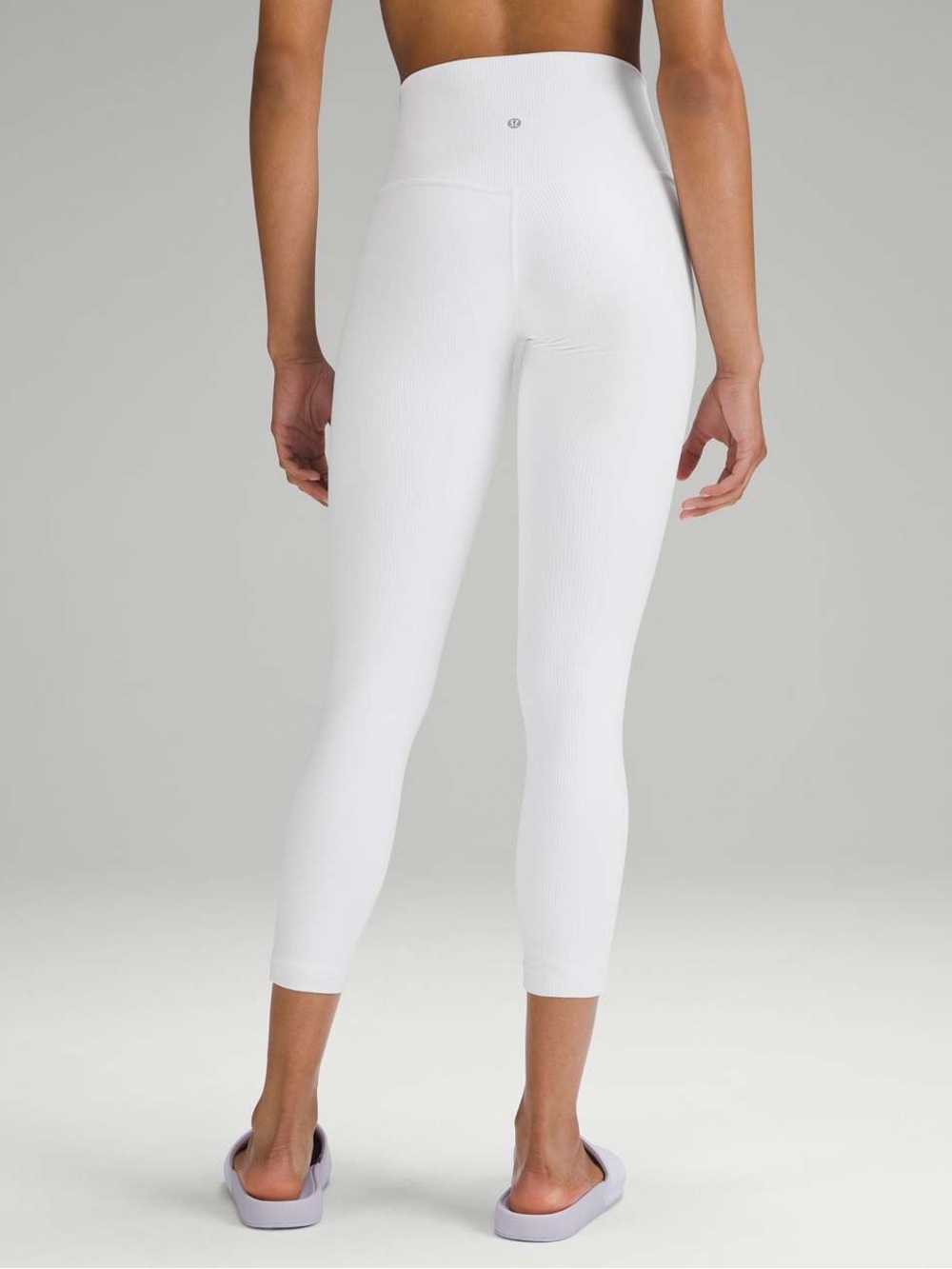 Lululemon Align Ribbed High-Rise 25" Leggings White